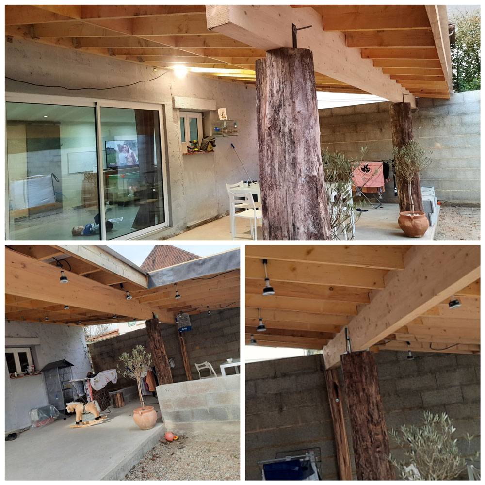pergola indépendante sur mesure